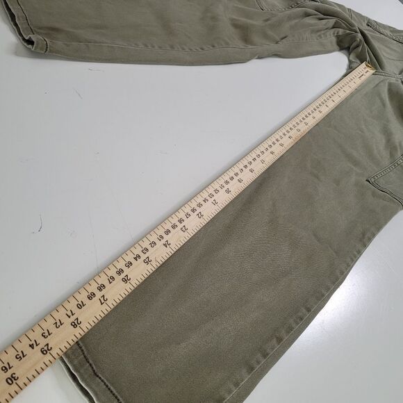 LEVEL 99 CARGO PANTS SAGE GREEN SUNWASHED SNAP POCKETS REVOLVE 31 - Picture 4 of 10